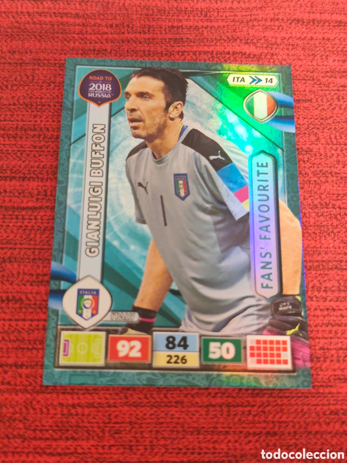 Cromos de f&uacute;tbol: ITA_14 BUFFON ITALIA ADRENALYN XL ROAD TO RUSSIA 2018
