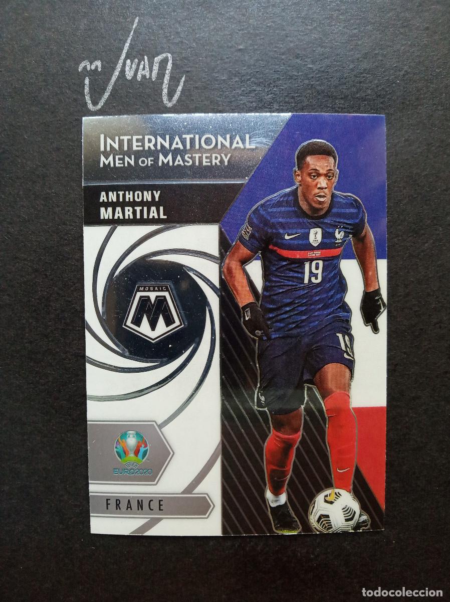 Cromos de Futebol: N&ordm; 29 INTERNATIONAL MEN OF MASTERY ANTHONY MARTIAL FRANCIA SEVILLA ⚽ PANINI &reg; MOSAIC UEFA EURO 2020