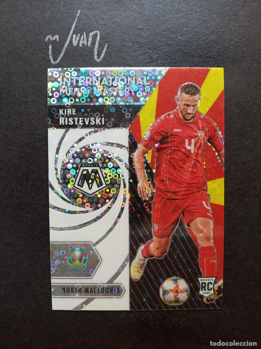 Cromos de f&uacute;tbol: INTERNATIONAL MEN MASTERY PARALELA ROOKIE RISTEVSKI MACEDONIA NORTE ⚽ PANINI &reg; MOSAIC UEFA EURO 2020