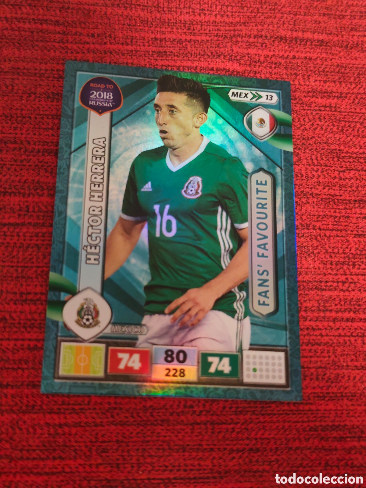 Fu&szlig;ball-Sticker: MEX_13 HERRERA M&Eacute;XICO ADRENALYN XL ROAD TO RUSSIA 2018