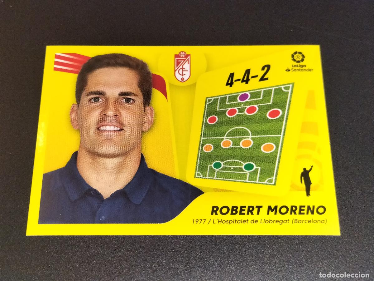 Cromos de f&uacute;tbol: N&ordm; 2 ROBERT MORENO GRANADA CROMOS LALIGA SANTANDER ESTE LIGA FUTBOL 2021 2022 21 22 PANINI