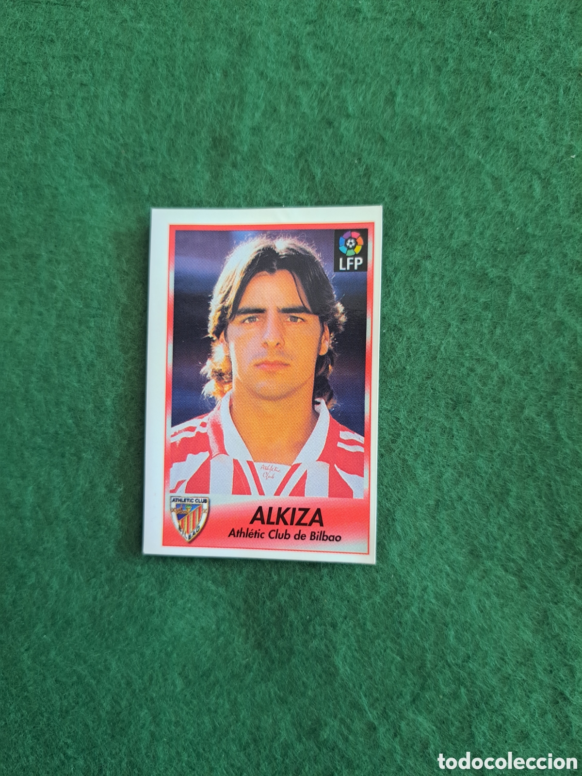 Cromos de f&uacute;tbol: Alkiza. N&deg;35. Athletic de Bilbao. Bollycao Liga 96-97. Sigue la Liga