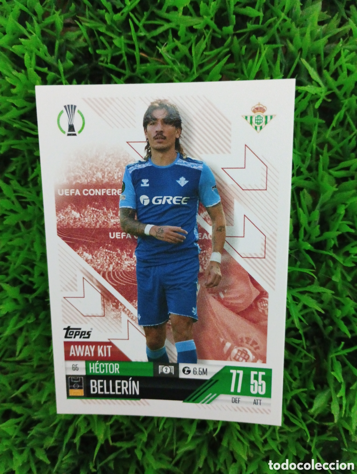 Figurine di Calcio: Bellerin Betis AWAY KIT Match Attax Extra 24-25 # 65