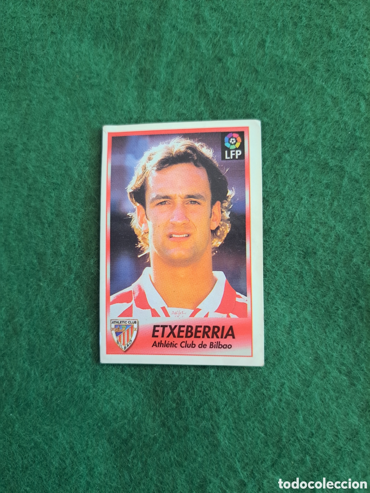 Football Stickers: Etxeberria. N&deg;37. Athletic de Bilbao. Bollycao Liga 96-97. Sigue la Liga