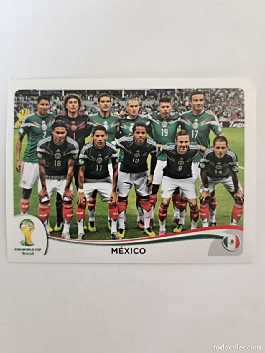 Cromos de f&uacute;tbol: #71 ALINEACION (MEXICO) MUNDIAL BRASIL 2014 PANINI