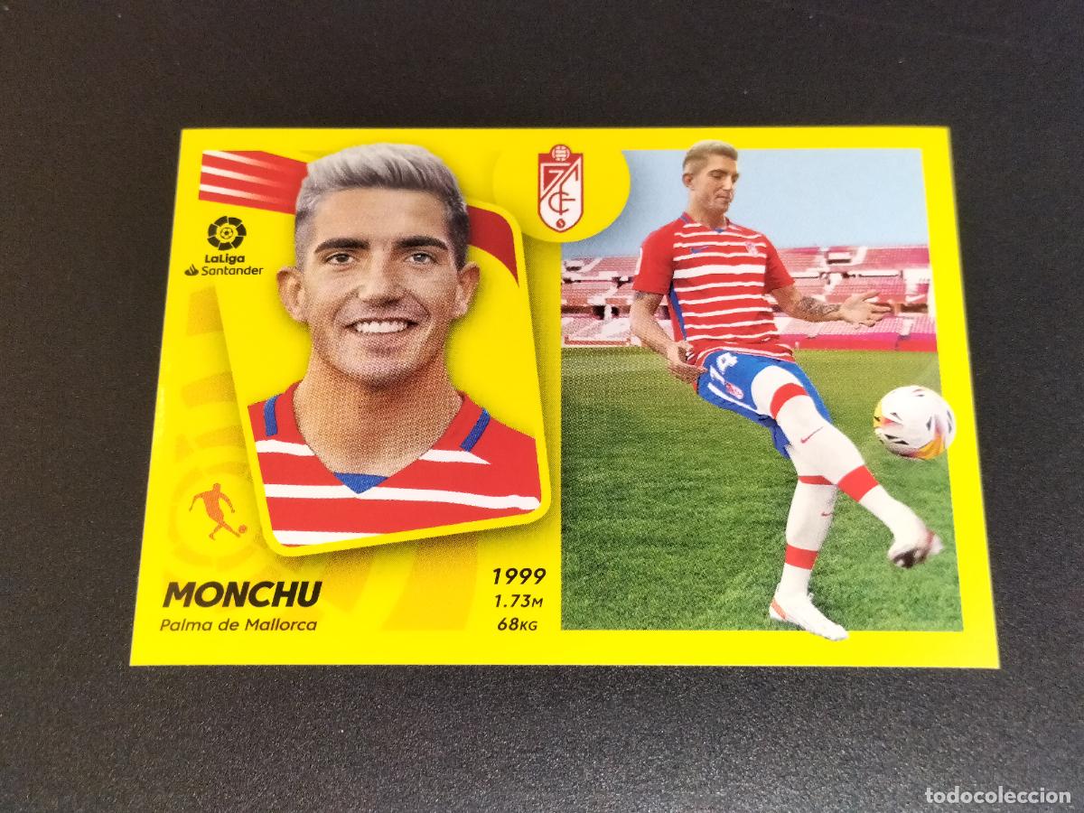 Cromos de f&uacute;tbol: N&ordm; 12 MONCHU GRANADA CROMOS LALIGA SANTANDER ESTE LIGA FUTBOL 2021 2022 21 22 PANINI