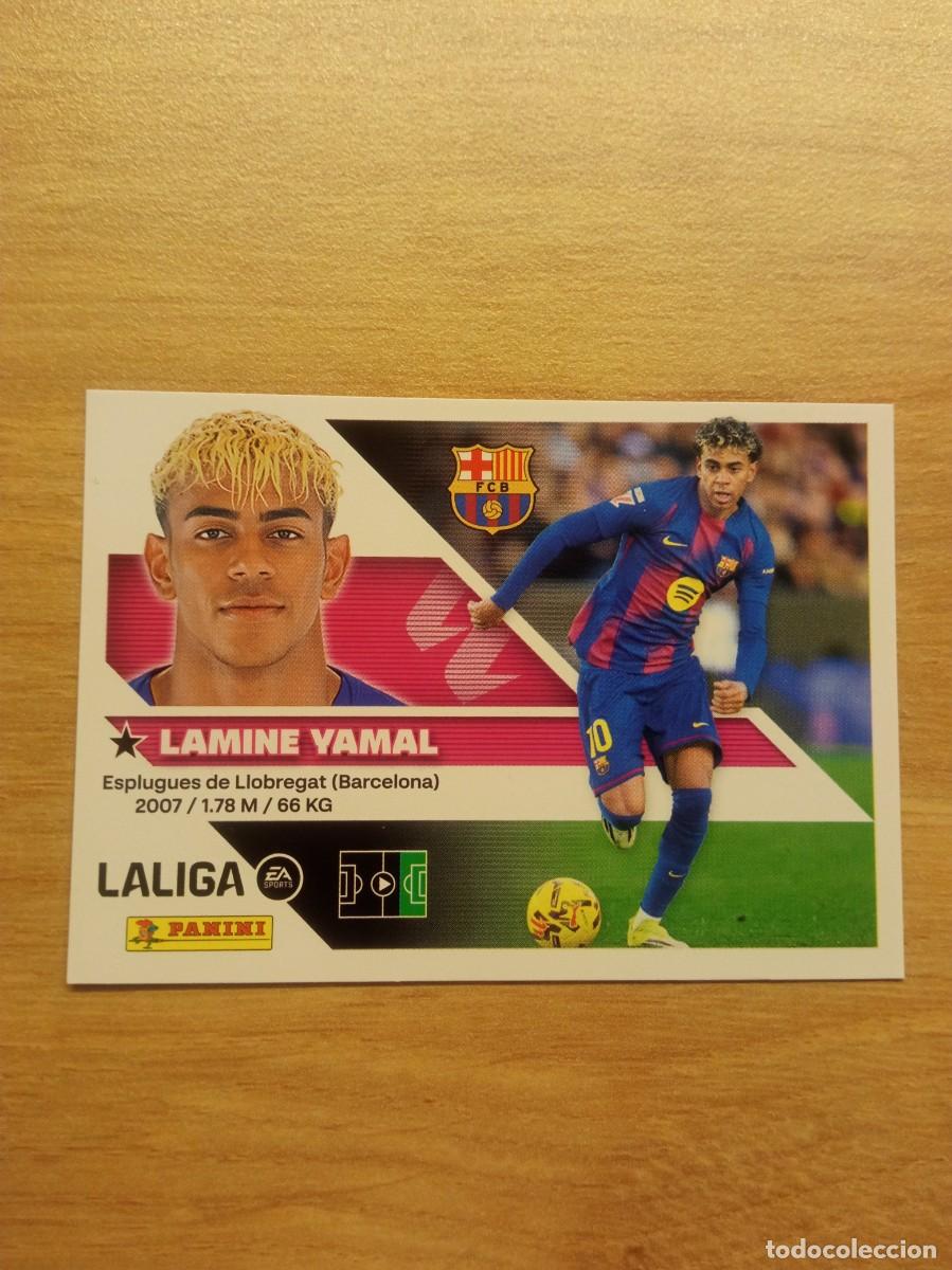 Cromos de f&uacute;tbol: Lamine Yamal, cromo 20, Liga Este 26/27