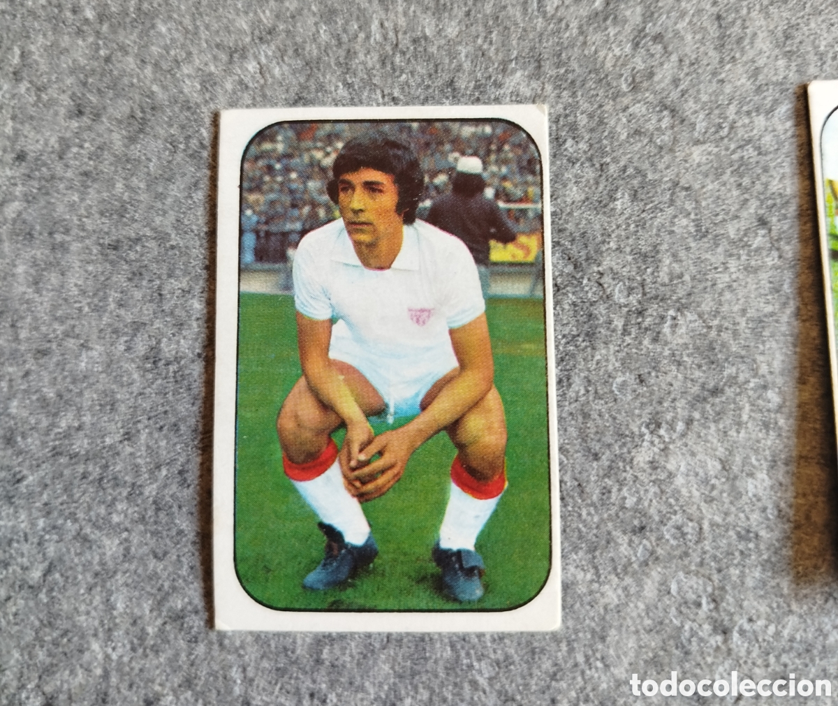 Fu&szlig;ball-Sticker: SIN PEGAR JUANITO SEVILLA 76 77 1976 1977 EDICIONES ESTE CROMO NUEVO NUNCA PEGADO