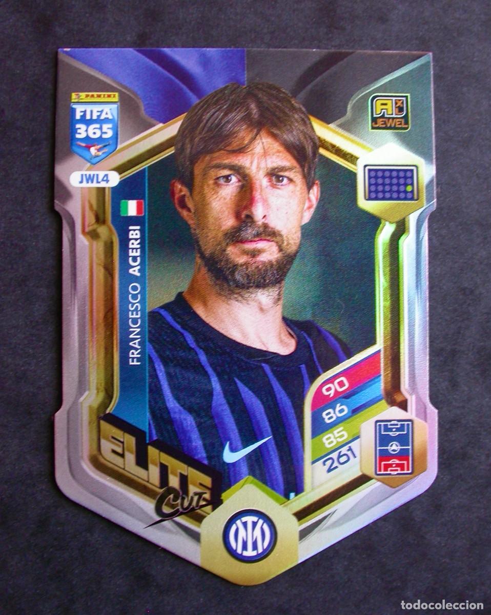 Cromos de Futebol: JWL4 FRANCESCO ACERBI / INTER DE MIL&Aacute;N / ADRENALYN XL FIFA 365 2025-2026 / ELITE CUT / PANINI