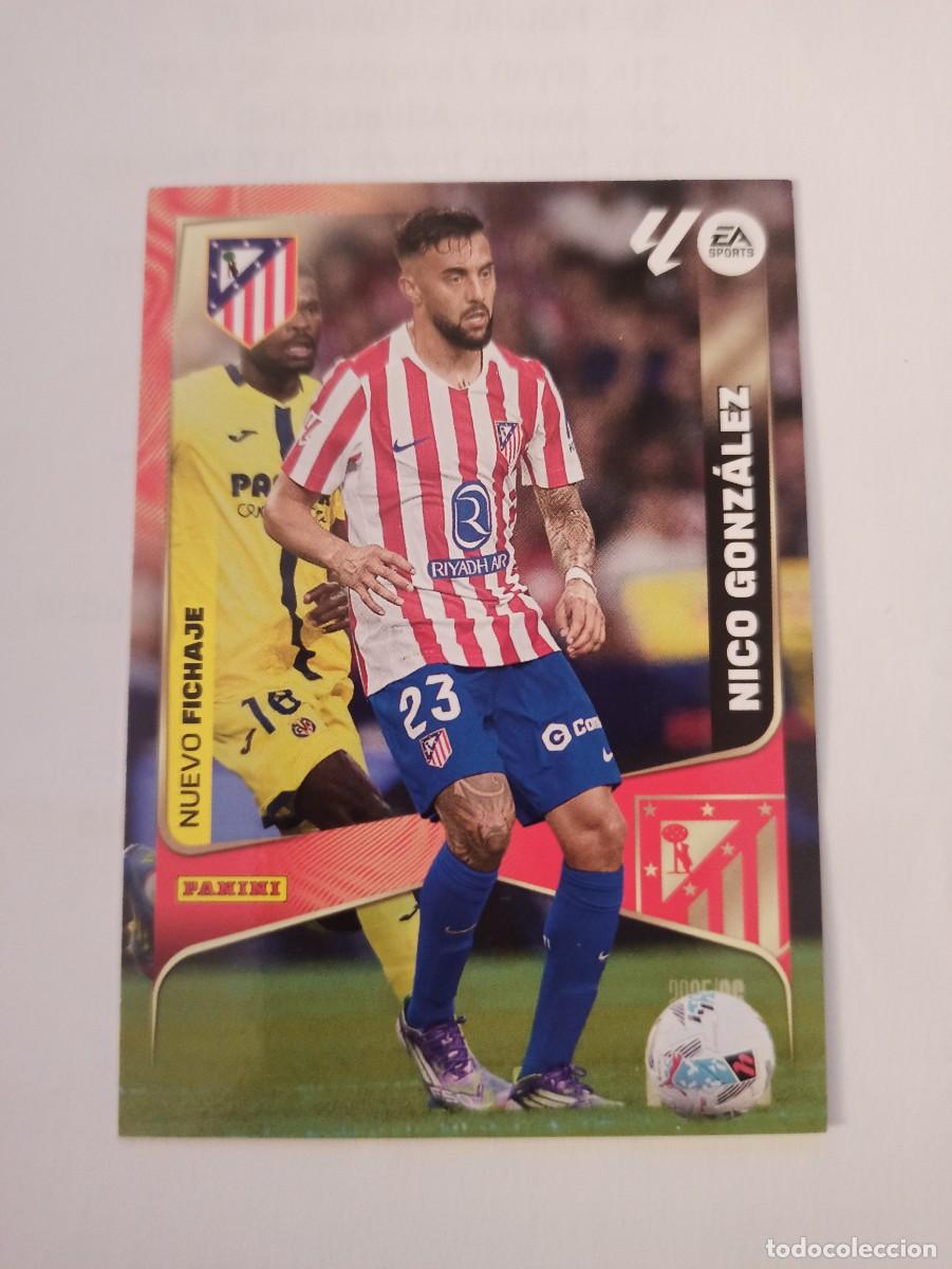 Cromos de f&uacute;tbol: Nico Gonz&aacute;lez 504 - N. FICHAJES - 3 &ordf; TERCERA EDICI&Oacute;N - MEGACRACKS 2025 2026 - 25 26 MGK
