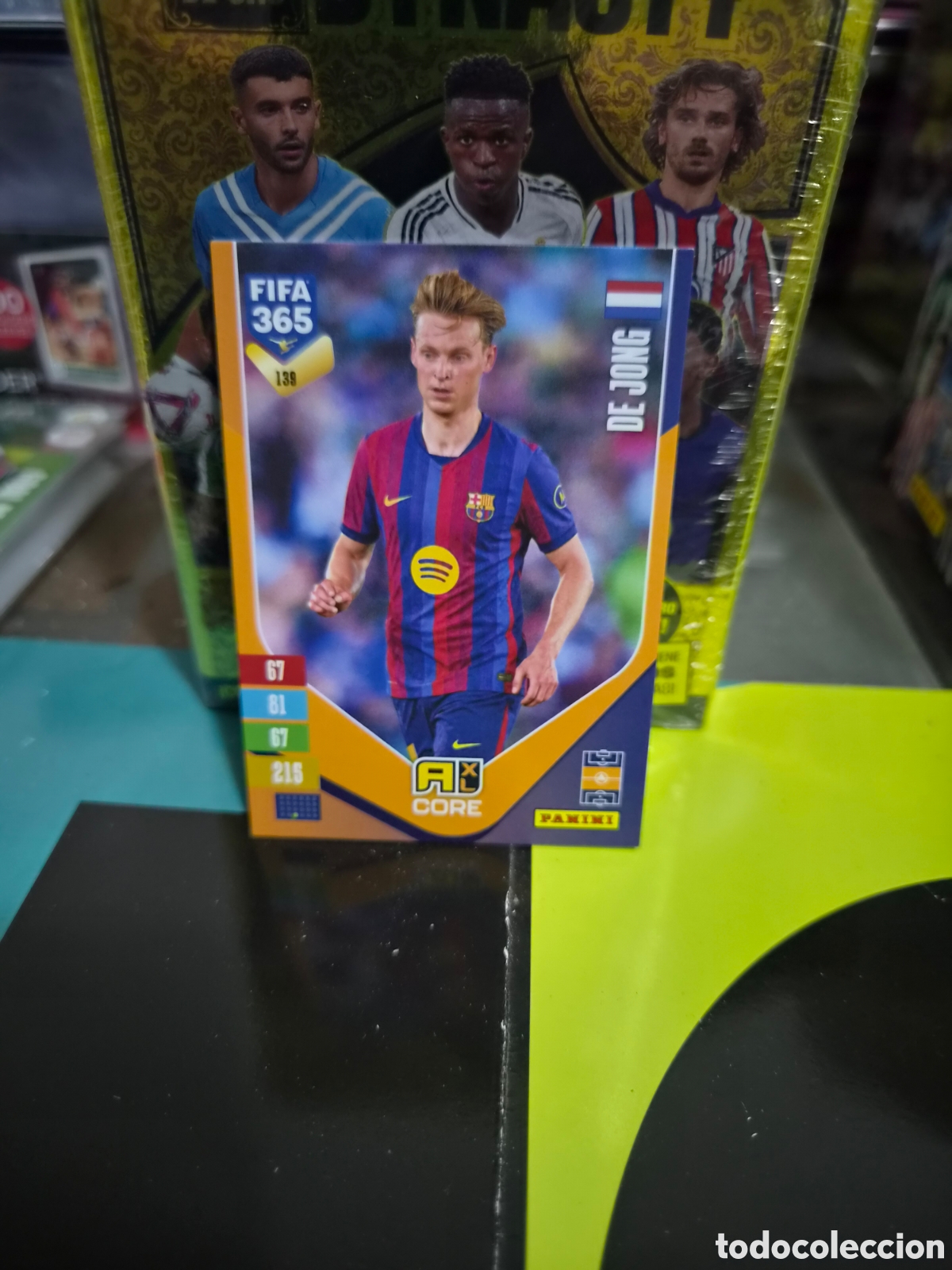 Cromos de f&uacute;tbol: N&deg;139 De Jong FIFA 365 2027