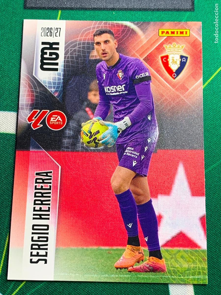 Figurine di Calcio: 254 Sergio Herrera CA Osasuna MEGACRACKS 2026 2027 - 26 27 MGK