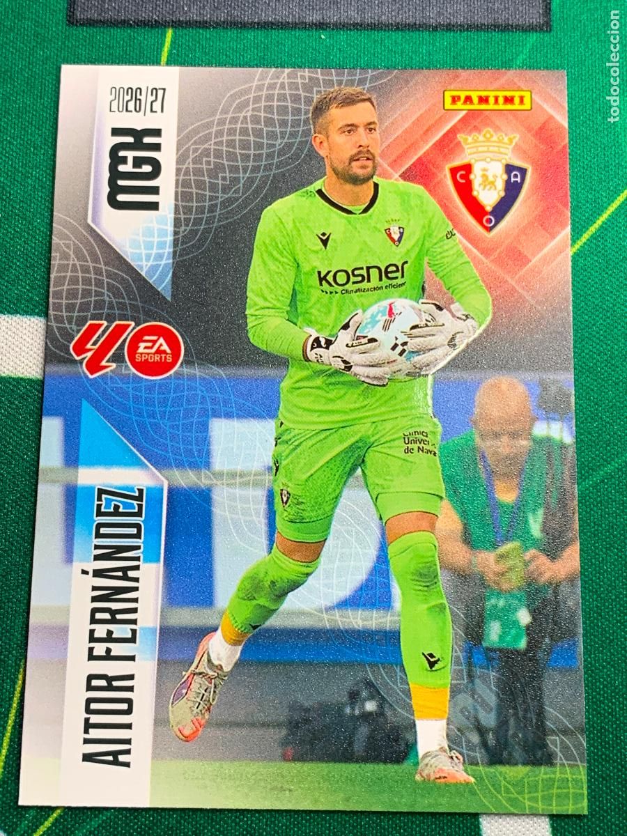 Figurine di Calcio: 255 Aitor Fern&aacute;ndez CA Osasuna MEGACRACKS 2026 2027 - 26 27 MGK