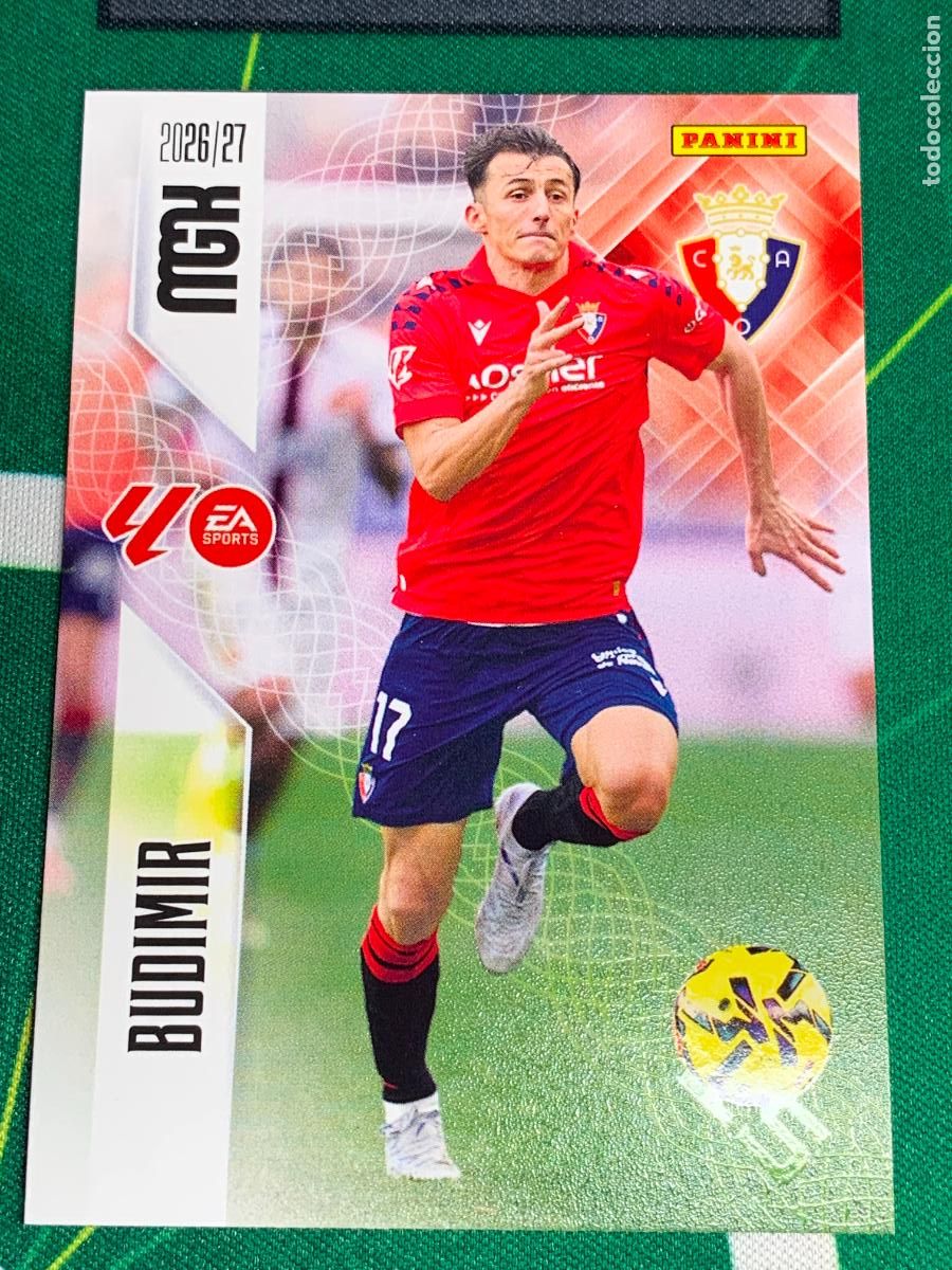 Figurine di Calcio: 270 Budimir CA Osasuna MEGACRACKS 2026 2027 - 26 27 MGK