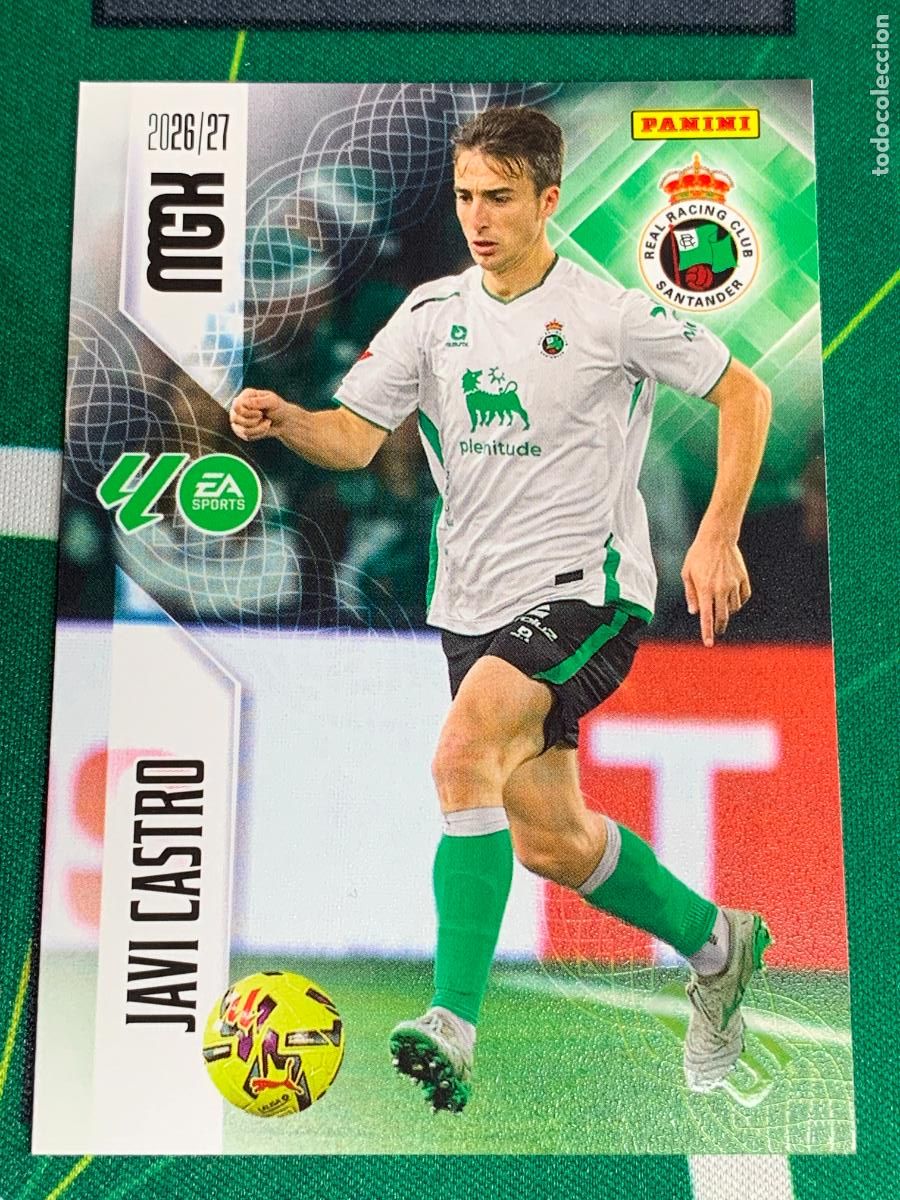 Figurine di Calcio: 277 Javi Castro Racing de Santander MEGACRACKS 2026 2027 - 26 27 MGK