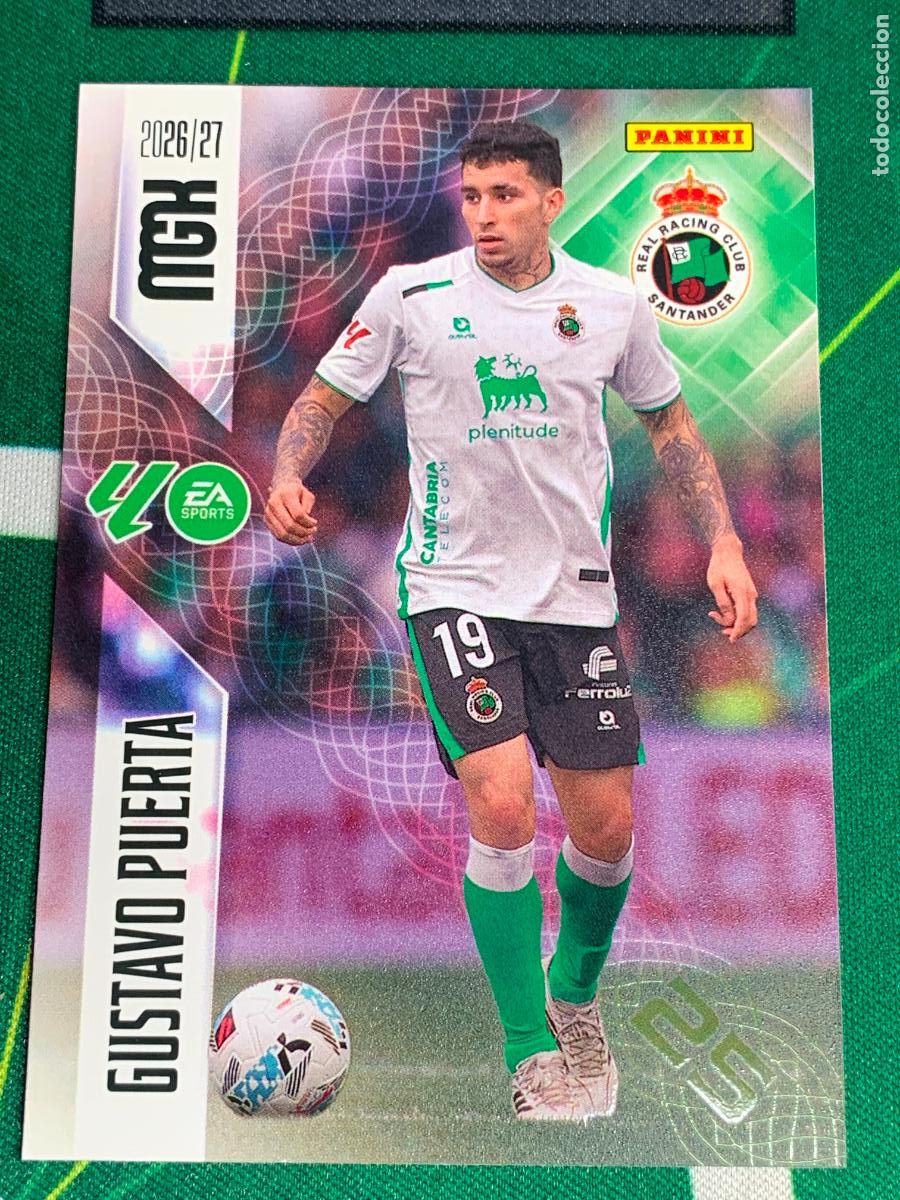 Figurine di Calcio: 281 Gustavo Puertas Racing de Santander MEGACRACKS 2026 2027 - 26 27 MGK