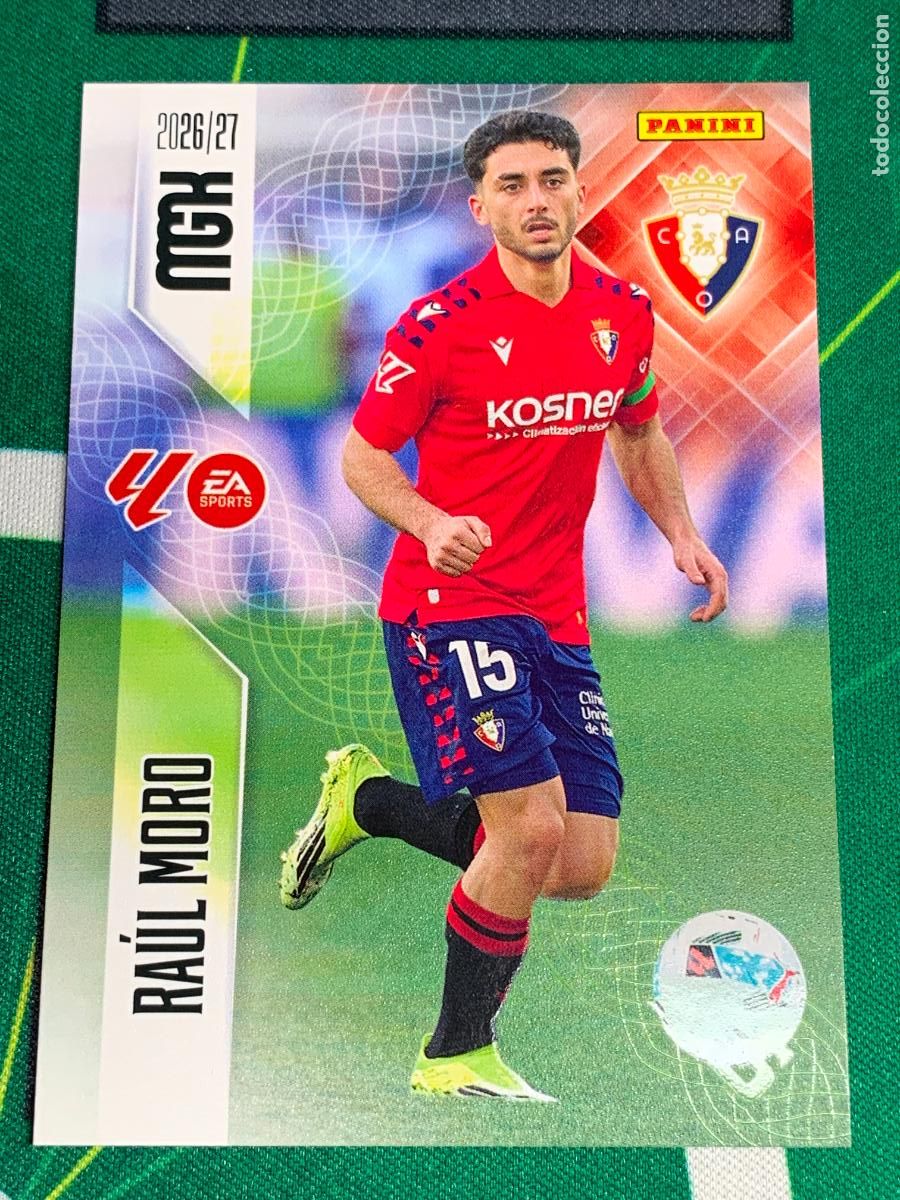 Figurine di Calcio: 267 Ra&uacute;l Moro CA Osasuna MEGACRACKS 2026 2027 - 26 27 MGK