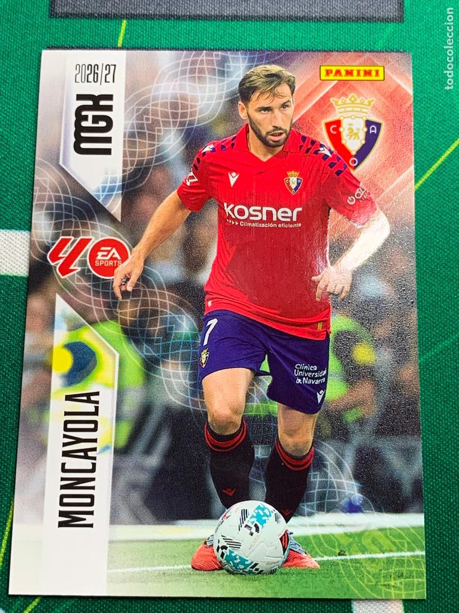 Cromos de f&uacute;tbol: 263 Moncayola CA Osasuna MEGACRACKS 2026 2027 - 26 27 MGK