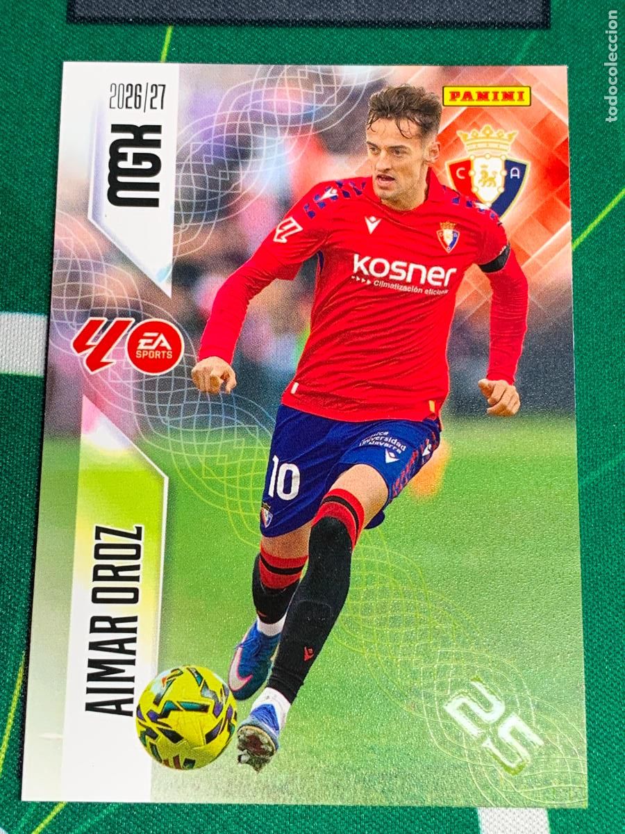 Cromos de f&uacute;tbol: 266 Aimar Oroz CA Osasuna MEGACRACKS 2026 2027 - 26 27 MGK
