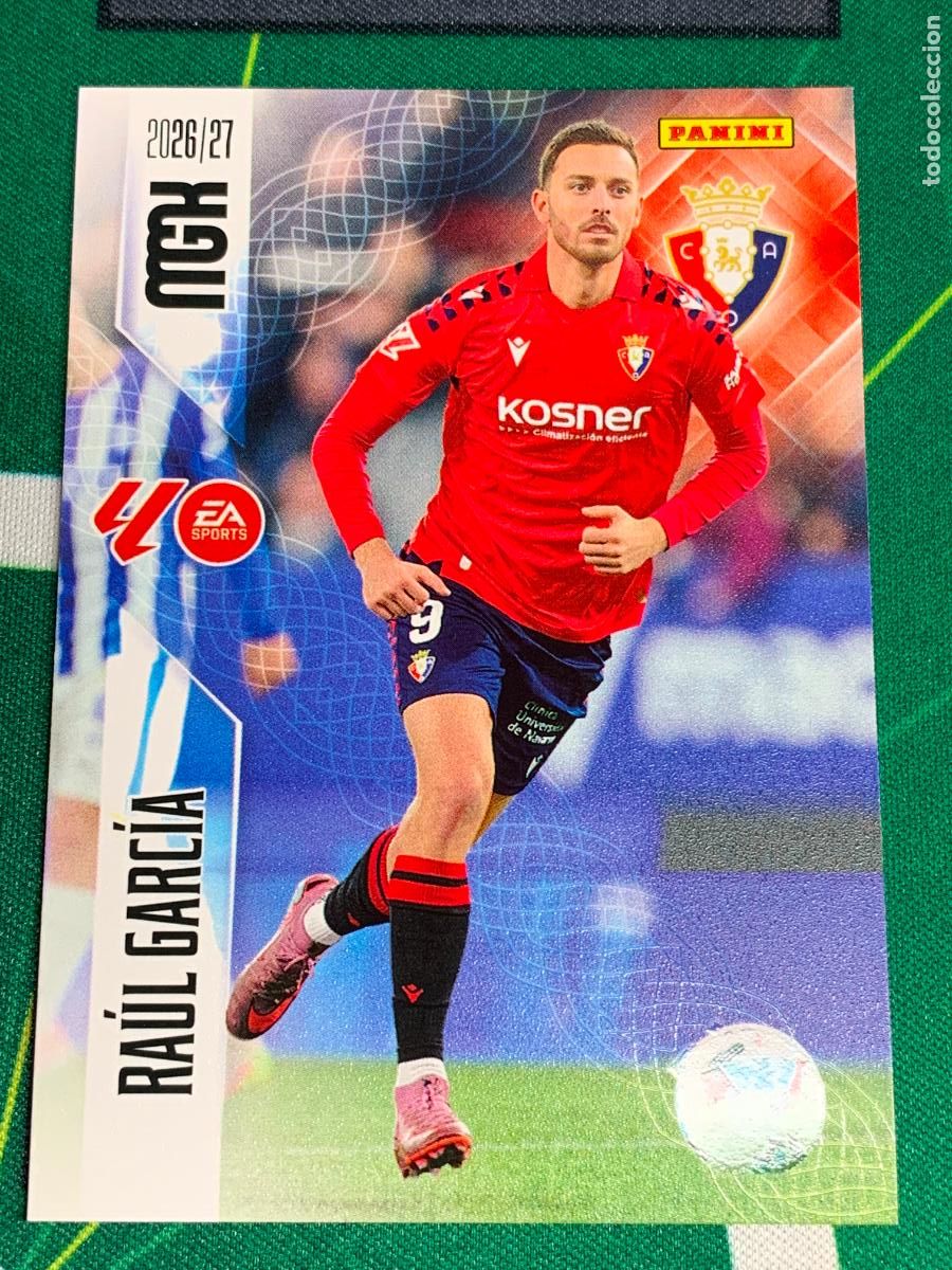 Cromos de f&uacute;tbol: 269 Ra&uacute;l Garc&iacute;a CA Osasuna MEGACRACKS 2026 2027 - 26 27 MGK