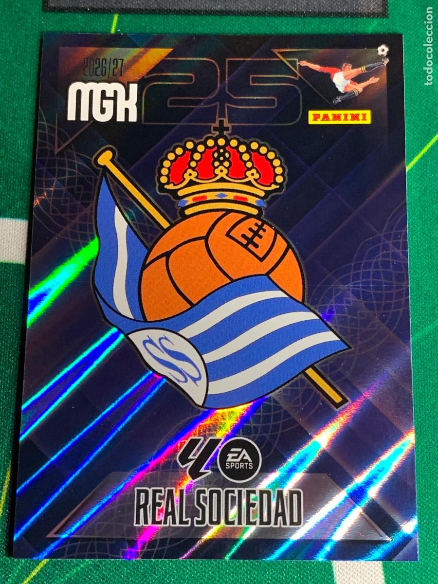 Figurine di Calcio: 307 Escudo Real Sociedad MEGACRACKS 2026 2027 - 26 27 MGK