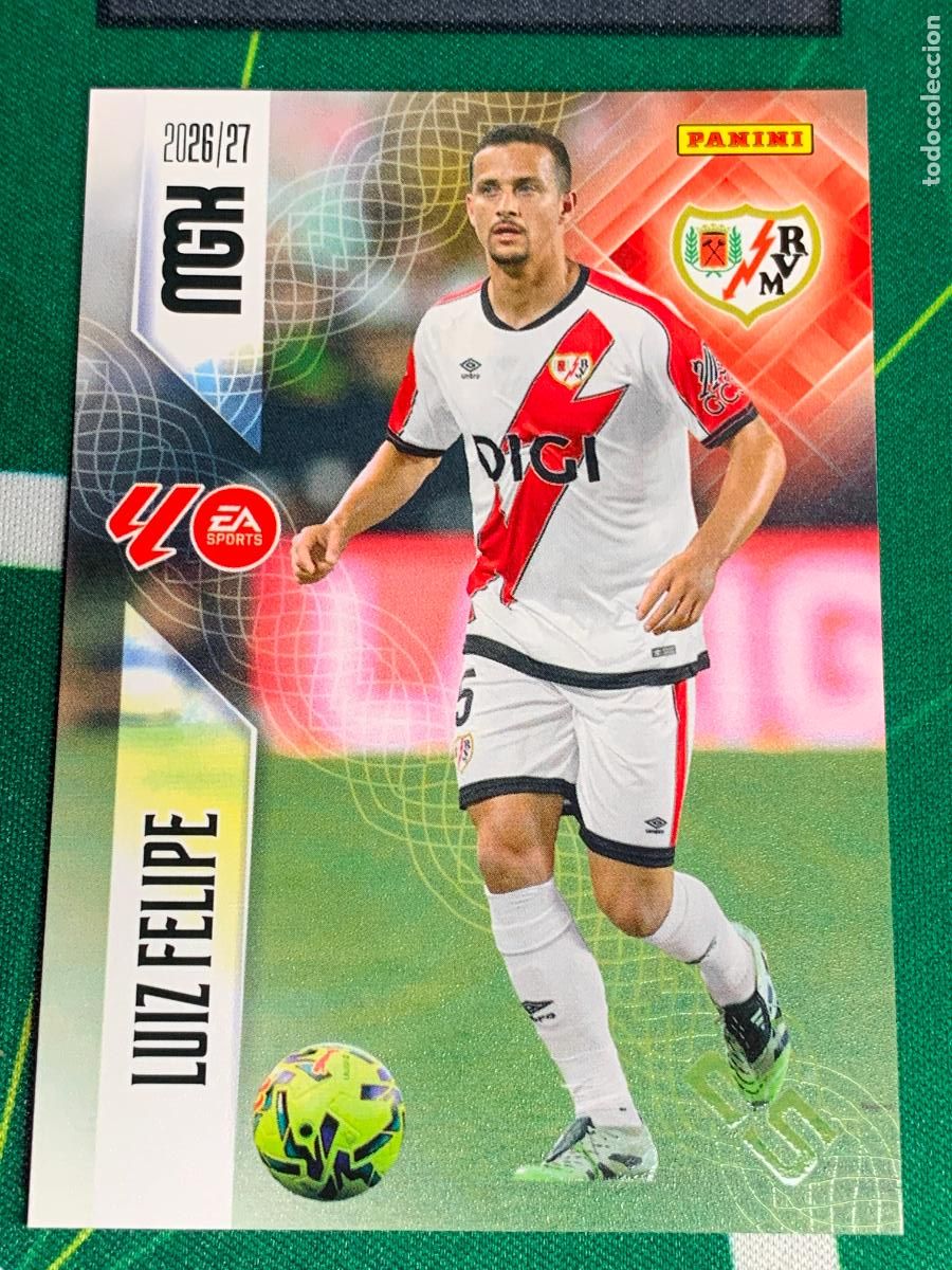 Cromos de Futebol: 296 Luiz Felipe Rayo Vallecano MEGACRACKS 2026 2027 - 26 27 MGK