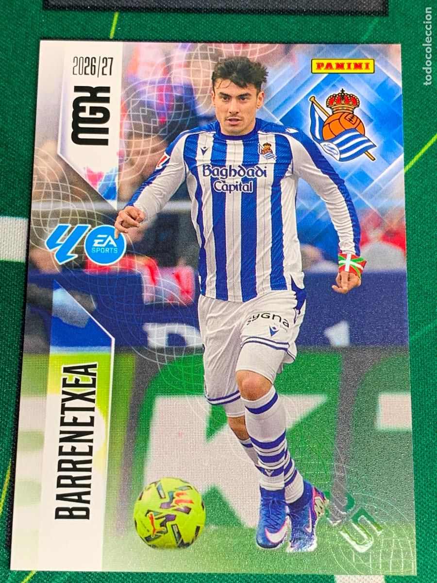 Cromos de Futebol: 321 Barrenetxea Real Sociedad MEGACRACKS 2026 2027 - 26 27 MGK
