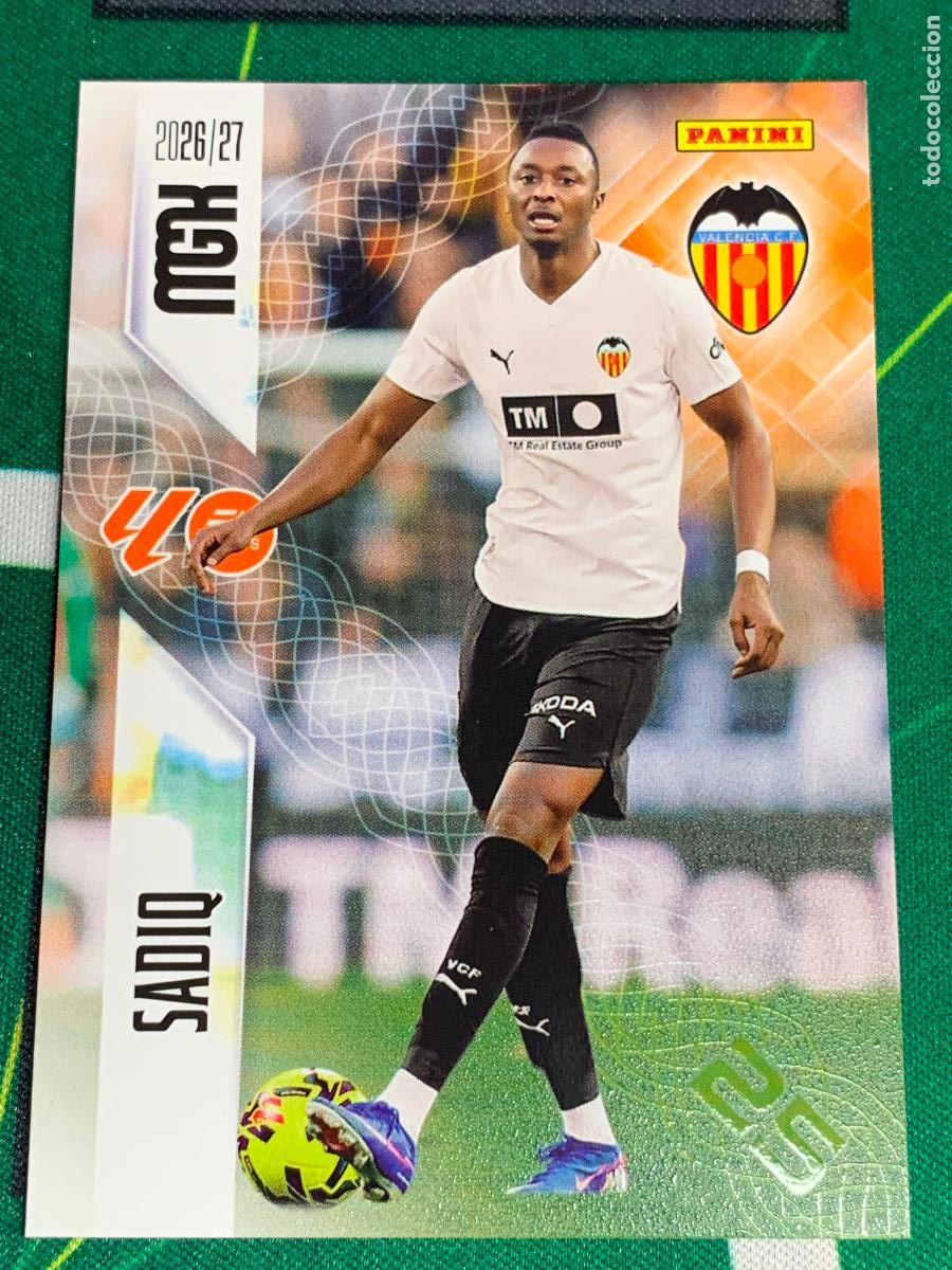 Cromos de f&uacute;tbol: 360 Sadiq Valencia CF MEGACRACKS 2026 2027 - 26 27 MGK