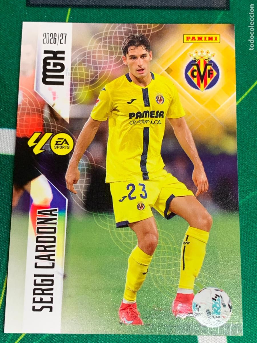 Cromos de f&uacute;tbol: 369 Sergi Cardona Villarreal CF MEGACRACKS 2026 2027 - 26 27 MGK