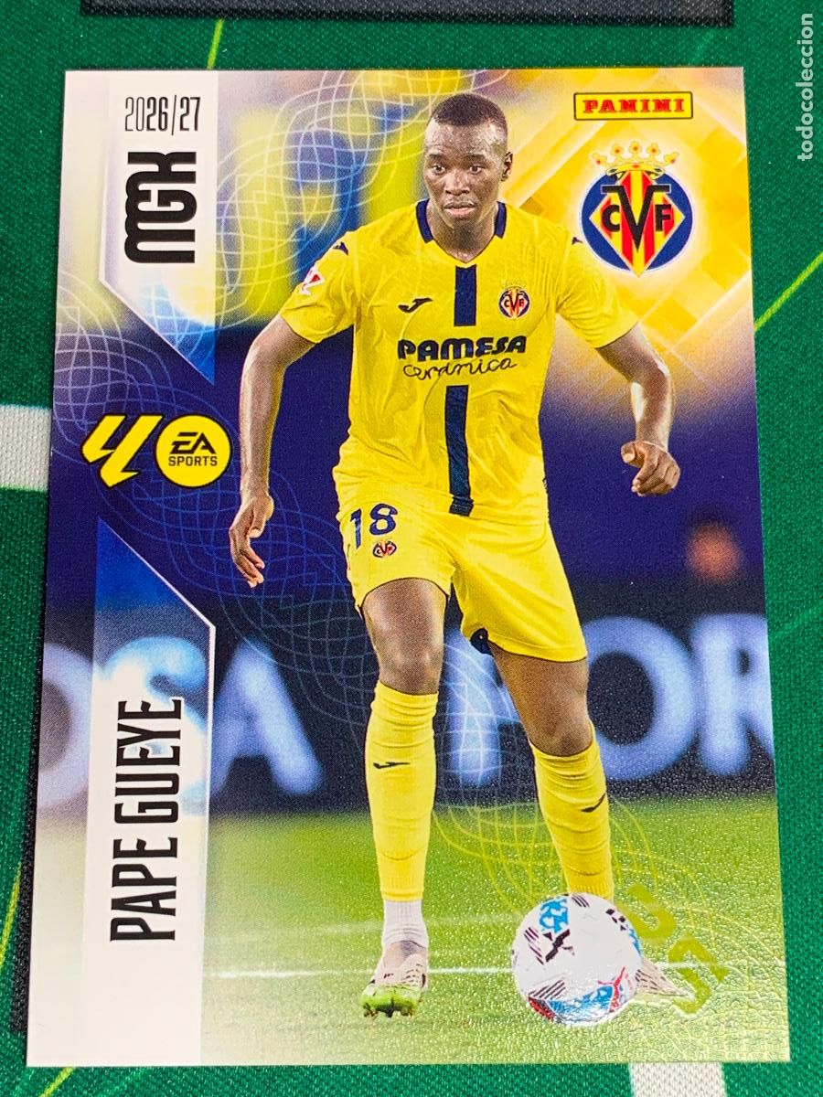 Cromos de f&uacute;tbol: 372 Pape Gueye Villarreal CF MEGACRACKS 2026 2027 - 26 27 MGK