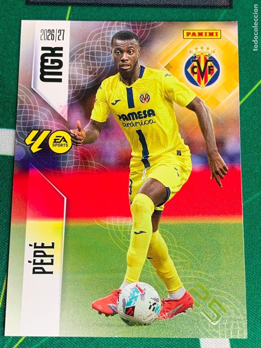 Cromos de f&uacute;tbol: 375 P&eacute;p&eacute; Villarreal CF MEGACRACKS 2026 2027 - 26 27 MGK