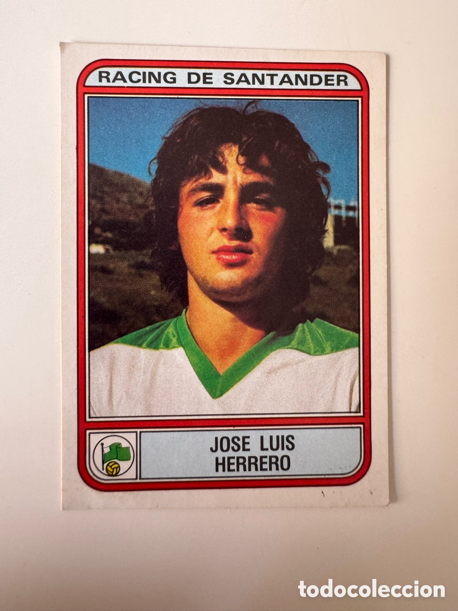 Cromos de f&uacute;tbol: Figurine Panini Futbol 81 - 82 1981 1982 Racing de Santander &ndash; N&ordm; 254 &ndash; JOSE LUIS HERRERO