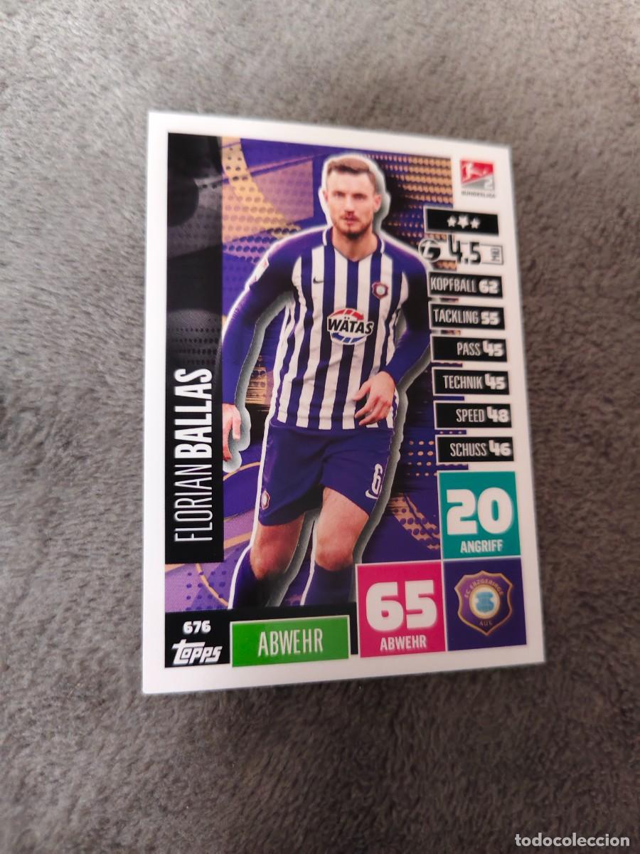 Figurine di Calcio: 676 BUNDESLIGA 2020 2021 FLORIAN BALLAS FC ERZGEBIRGE AUE 2 MATCH ATTAX EXTRA 20 21 TOPPS ABA