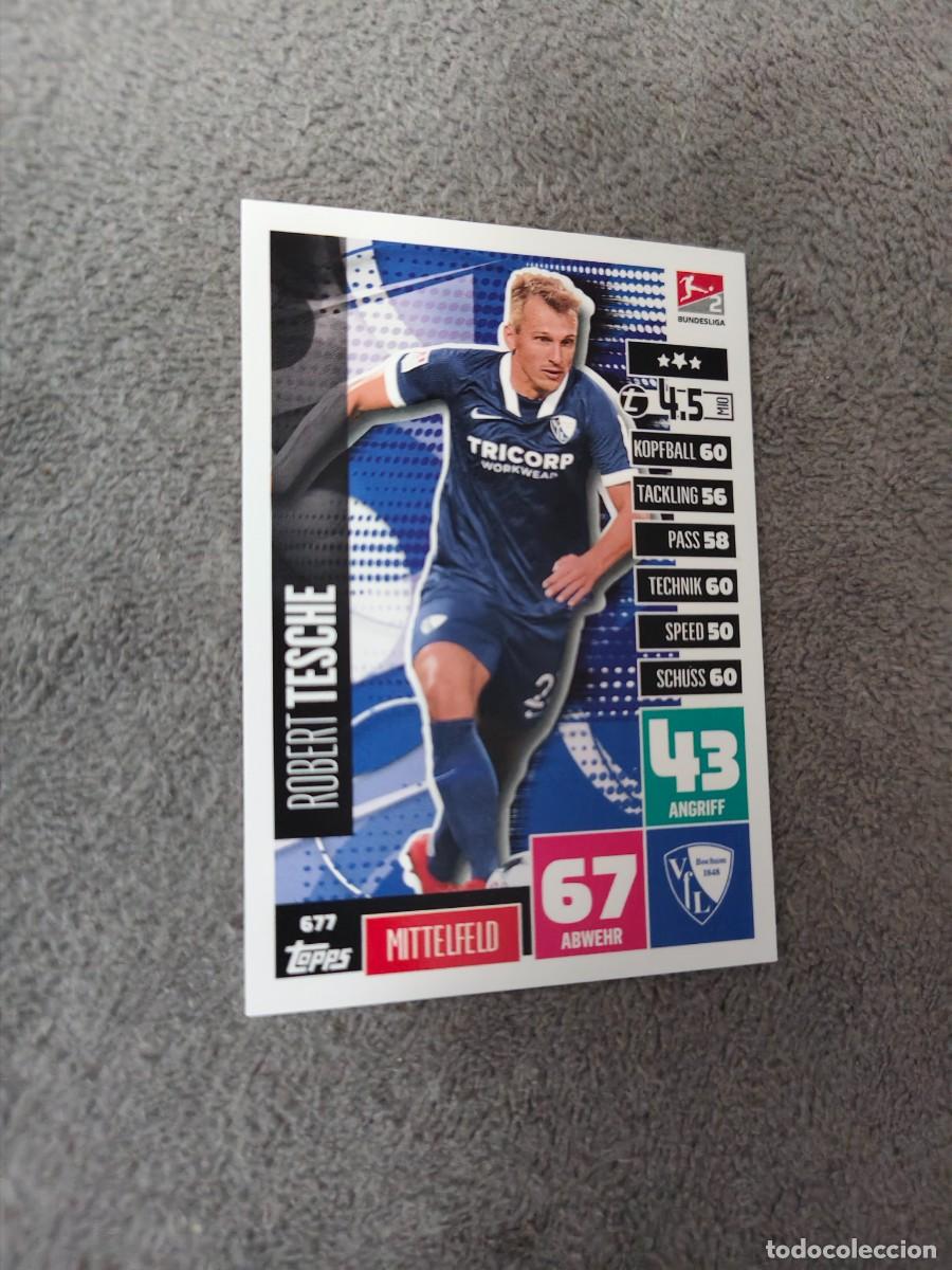 Figurine di Calcio: 677 BUNDESLIGA 2020 2021 ROBERT TESCHE VFL BOCHUM 2 MATCH ATTAX EXTRA 20 21 TOPPS ABA