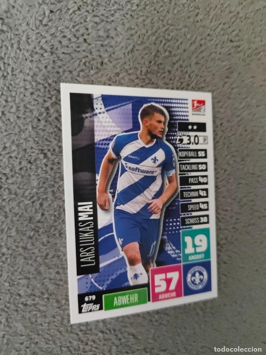 Fu&szlig;ball-Sticker: 679 BUNDESLIGA 2020 2021 LARS LUKAS MAI SV DARMSTADT 98 2 MATCH ATTAX EXTRA 20 21 TOPPS ABA