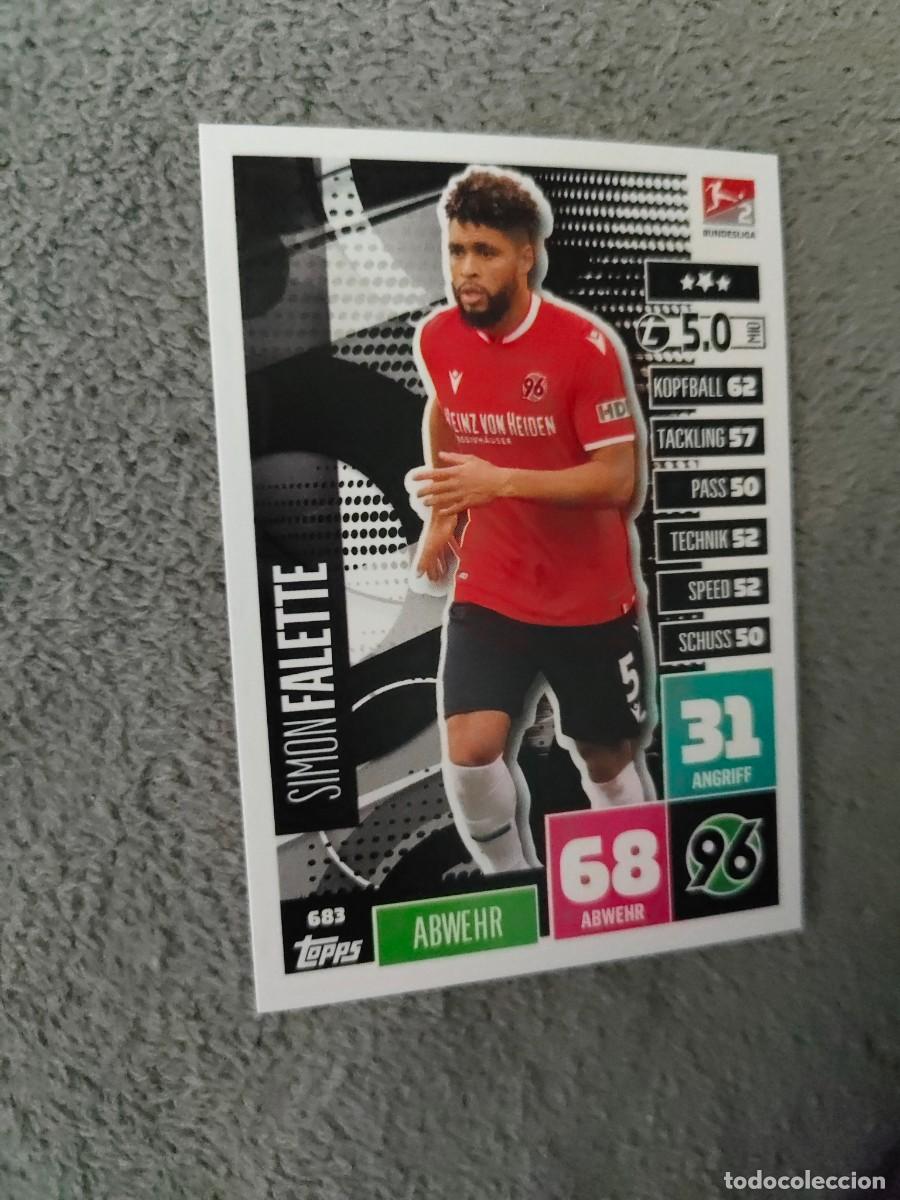 Football Stickers: 683 BUNDESLIGA 2020 2021 SIMON FALETTE HANNOVER 96 2 MATCH ATTAX EXTRA 20 21 TOPPS ABA