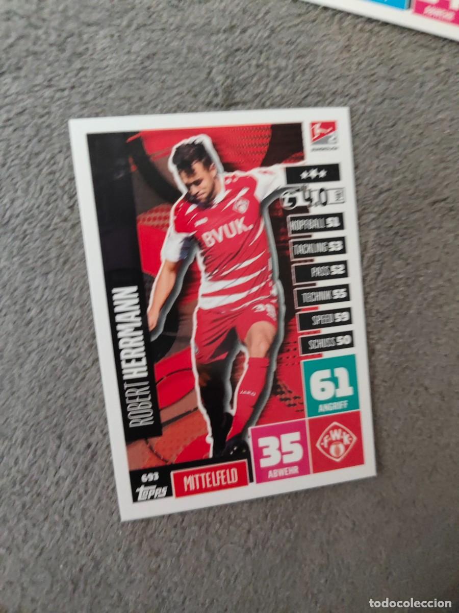 Cromos de f&uacute;tbol: 693 BUNDESLIGA 2020 2021 ROBERT HERRMANN W&Uuml;RZBURGER KICKERS 2 MATCH ATTAX EXTRA 20 21 TOPPS ABA