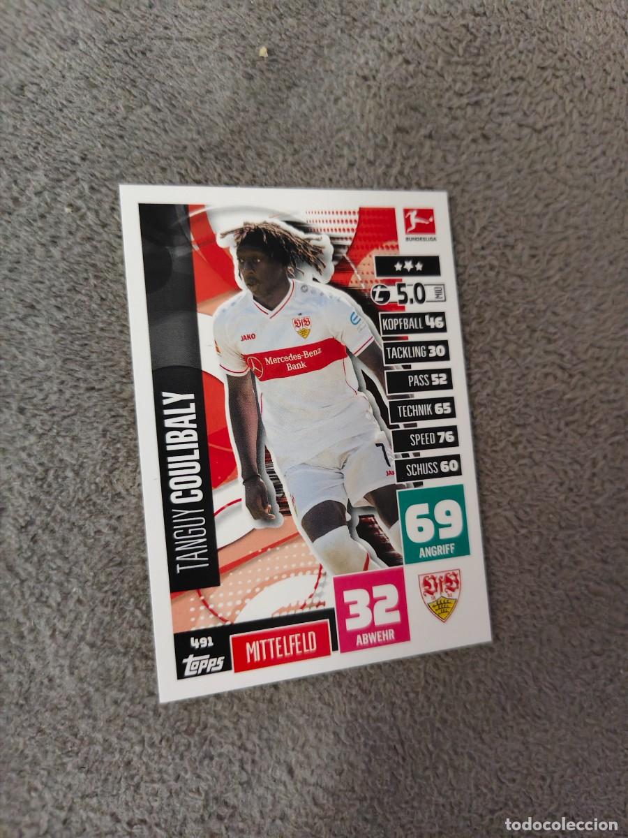 491 Bundesliga 2020 2021 Tanguy Coulibaly Vfb Stuttgart Base Card Match Attax Extra 20 21 Topps Aba