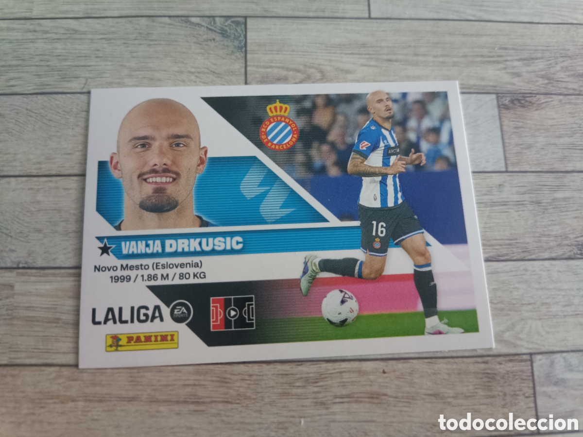 Cartes &agrave; collectionner de Football: 6 BIS DRKUSIC ESPANYOL ESPA&Ntilde;OL COLOCA LIGA ESTE 2026 2027 PANINI 26 27