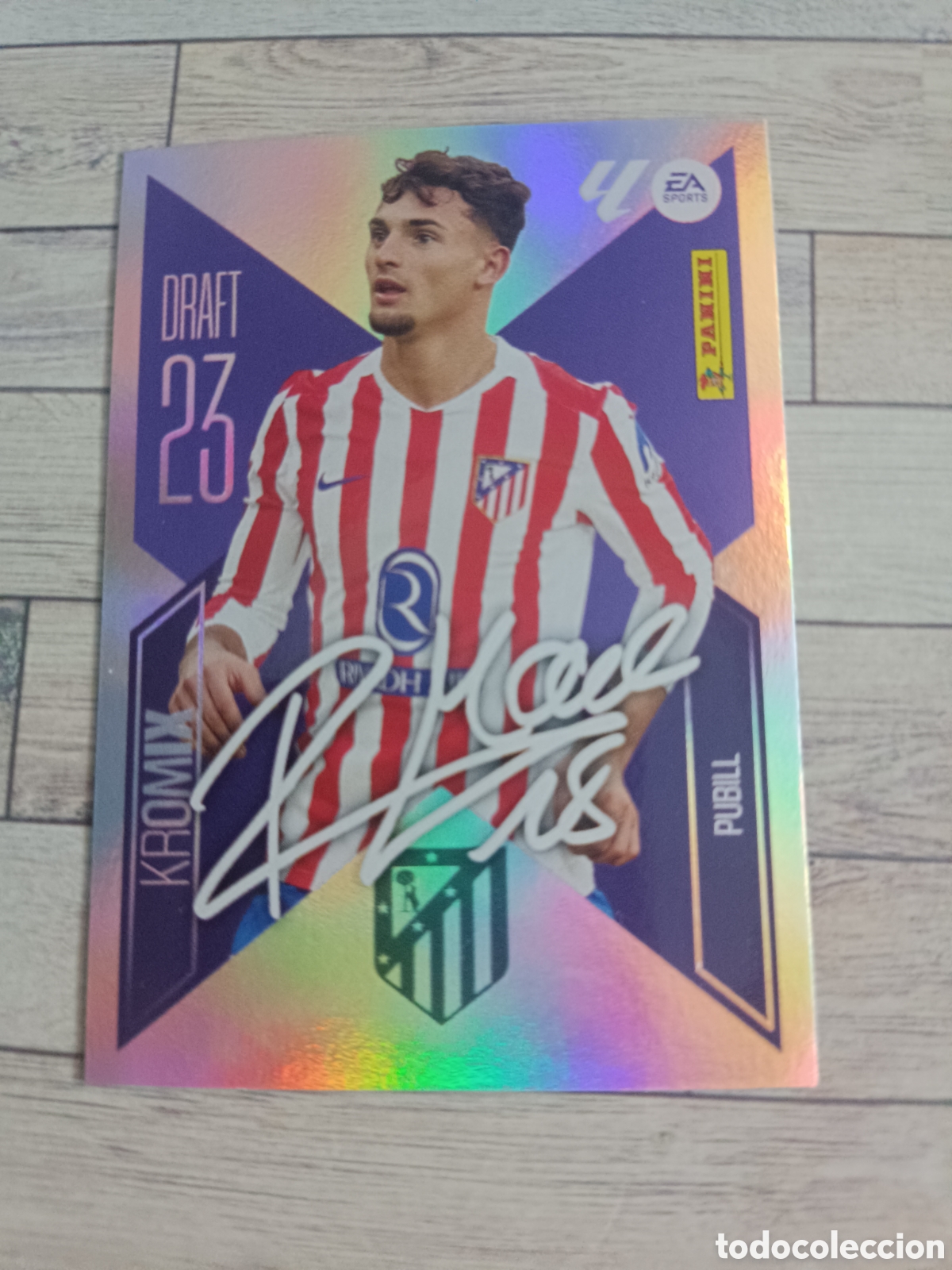 Cromos de f&uacute;tbol: K19 PUBILL AT MADRID DRAFT 23 KROMIX LIGA ESTE 2026 2027 PANINI 26 27