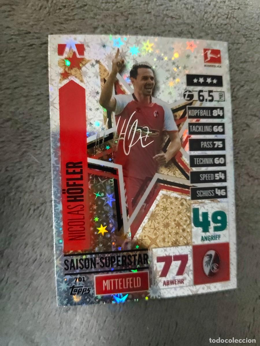 Cromos de f&uacute;tbol: 701 BUNDESLIGA 2020 2021 HBFLER FREIBURG SAISON-SUPERSTARS MATCH ATTAX EXTRA 20 21 TOPPS ABA