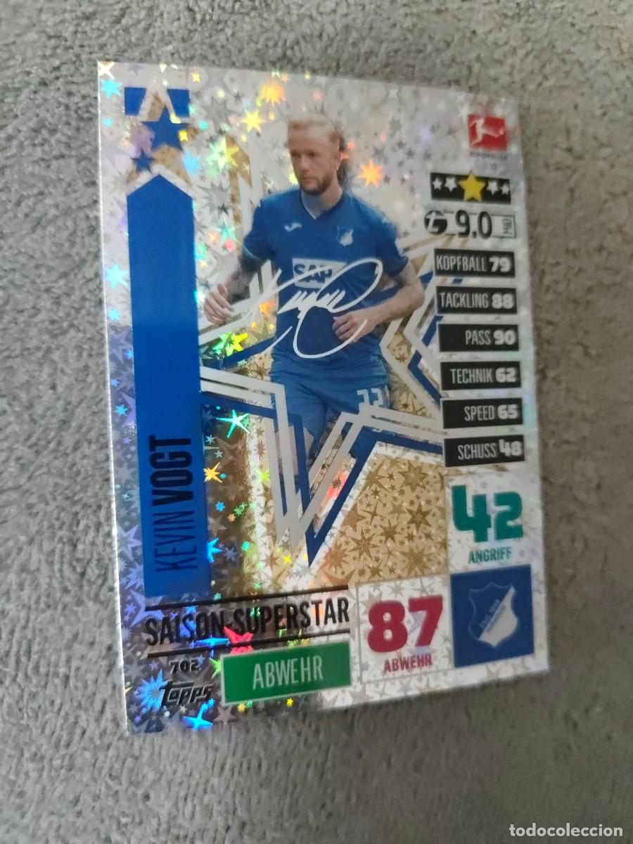 Cromos de f&uacute;tbol: 702 BUNDESLIGA 2020 2021 KEVIN VOGT HOFFENHEIM SAISON-SUPERSTARS MATCH ATTAX EXTRA 20 21 TOPPS ABA