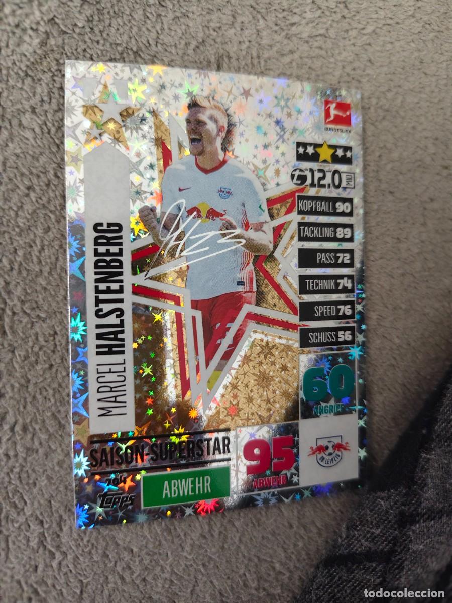 Cromos de f&uacute;tbol: 704 BUNDESLIGA 2020 2021 HALSTENBERG RB LEIPZIG SAISON-SUPERSTARS MATCH ATTAX EXTRA 20 21 TOPPS ABA