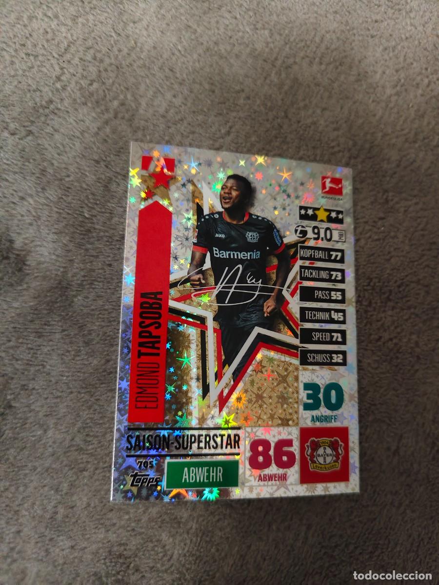 Cromos de f&uacute;tbol: 705 BUNDESLIGA 2020 2021 TAPSOBA LEVERKUSEN SAISON-SUPERSTARS MATCH ATTAX EXTRA 20 21 TOPPS ABA