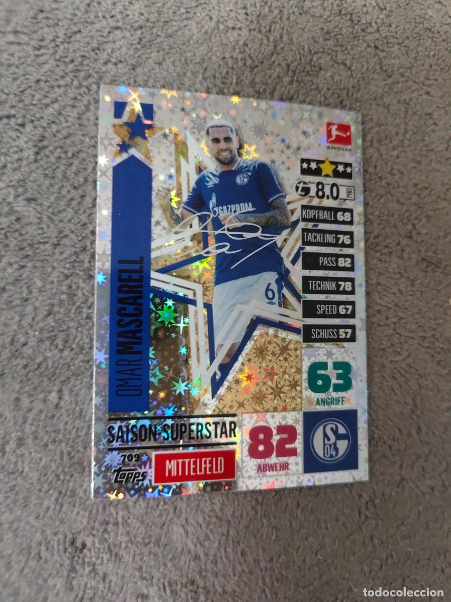 Cromos de f&uacute;tbol: 709 BUNDESLIGA 2020 2021 MASCARELL SCHALKE 04 SAISON-SUPERSTARS MATCH ATTAX EXTRA 20 21 TOPPS ABA