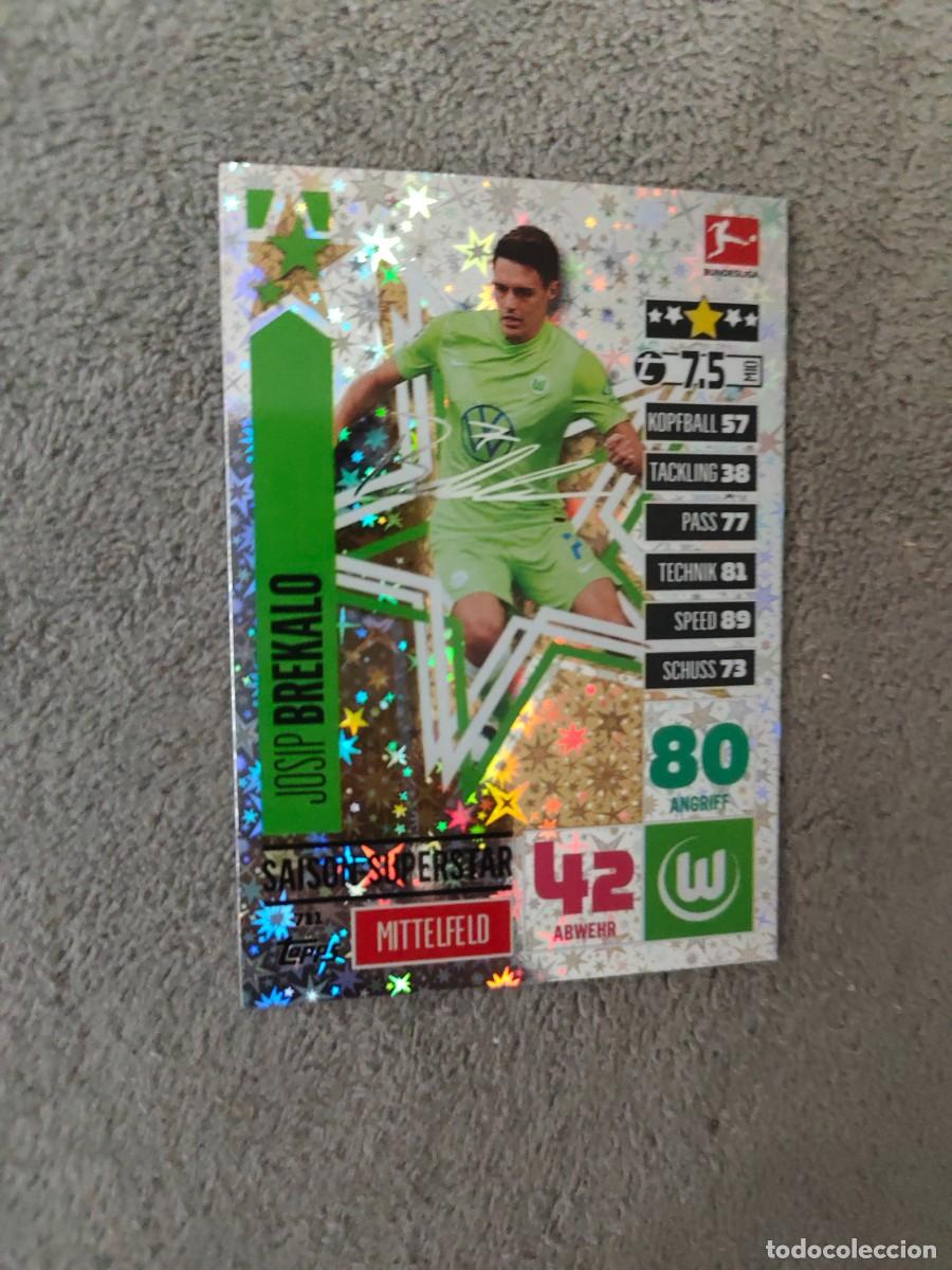 Cromos de f&uacute;tbol: 711 BUNDESLIGA 2020 2021 BREKALO WOLFSBURG SAISON-SUPERSTARS MATCH ATTAX EXTRA 20 21 TOPPS ABA