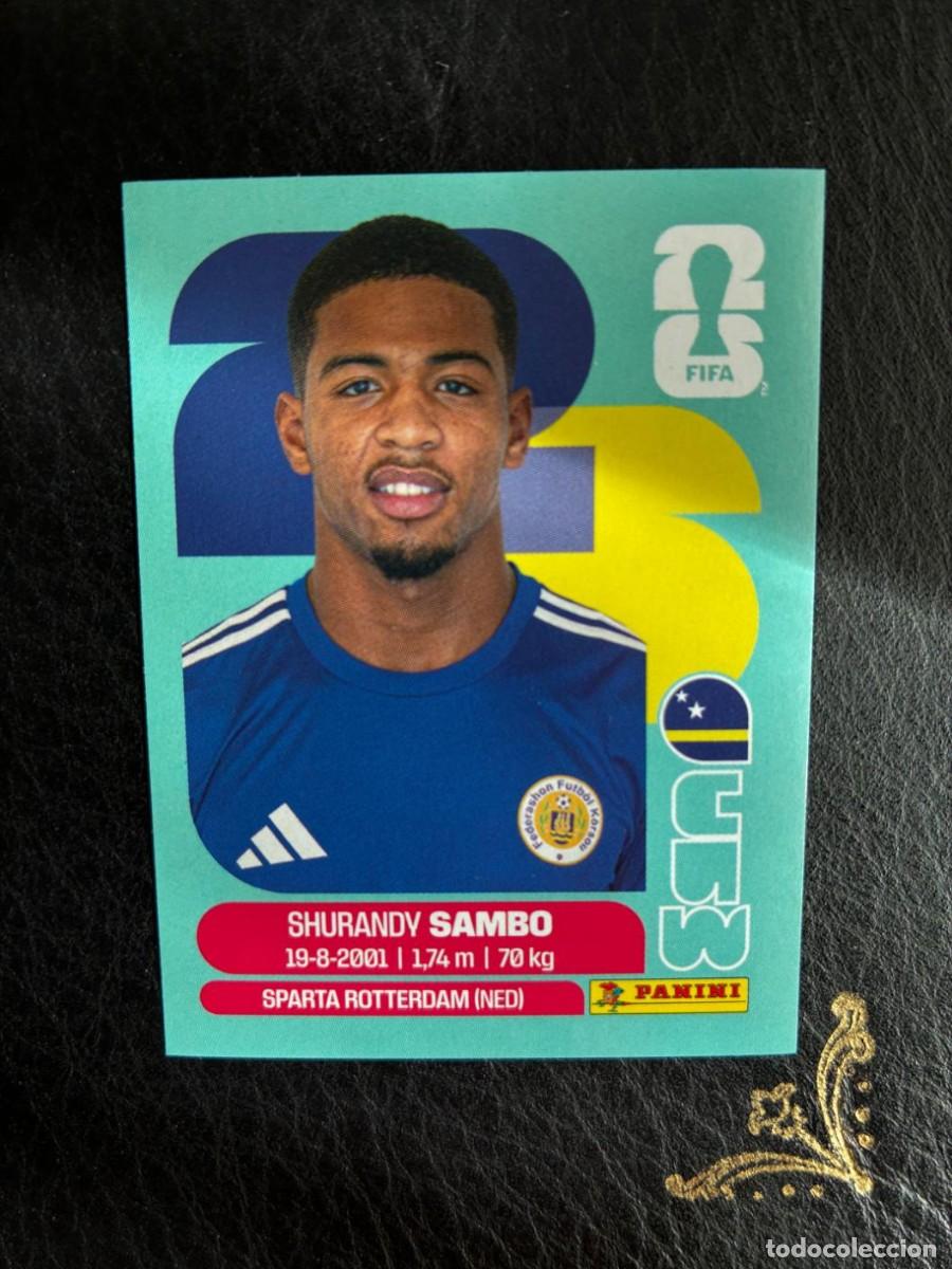 Cromos de f&uacute;tbol: CUW 8 SHURANDY SAMBO CUW8 CURAZAO FIFA WORLD CUP MUNDIAL 2026 26 PANINI