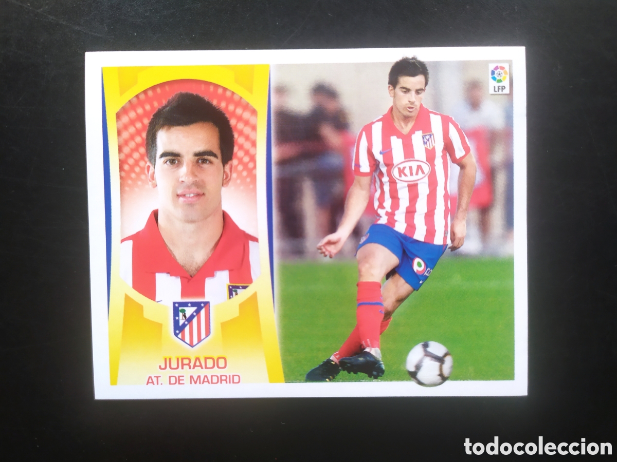 Cromos de f&uacute;tbol: Liga este 2009 2010 09 10 panini Jurado coloca n&deg; 10B 10 B Atl&eacute;tico Madrid