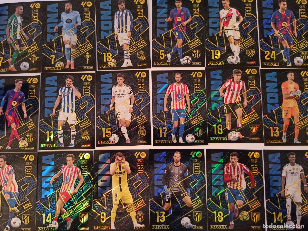 Cromos de f&uacute;tbol: Lote TODAS las cartas ZONA VIP POWER 1 &ordf; EDICI&Oacute;N ( 18 ) - MEGACRACKS 2026 2027 - 26 27 - MGK PANINI
