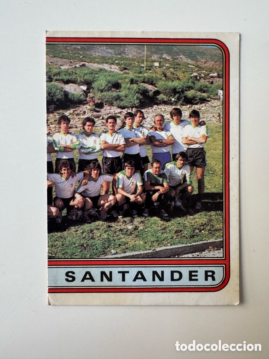 Cromos de f&uacute;tbol: Figurine Panini Futbol 81 - 82 1981 1982 Racing de Santander &ndash; N&ordm; 243 &ndash; Plantilla